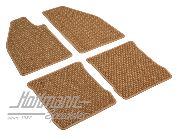 Alfombrillas, fibra de coco, 72-, beige / marrón claro | ZVW 2CTN | 020-5381-44