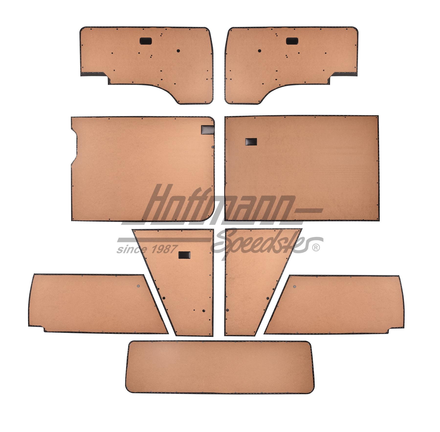 Kit de revestimiento, completo, negro, 8.84-                                                        