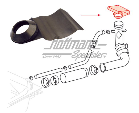 Junta, orificio de llenado del depósito, 68-74 | 141 201 127 A | 060-1300
