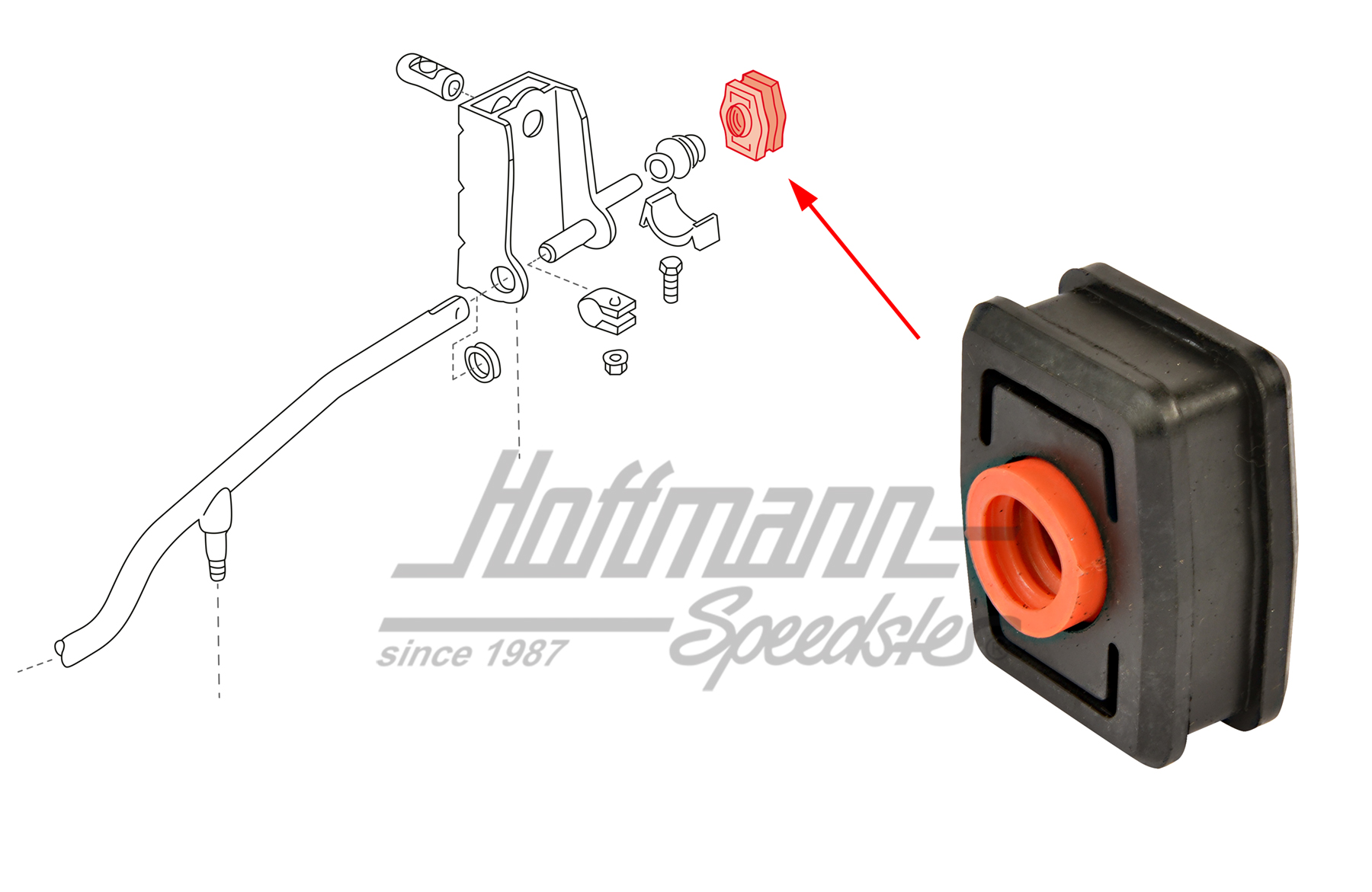 Anillo del rodamiento
, soporte palanca de cambio, 96-03 | 701 711 259 B | 407-2010-43