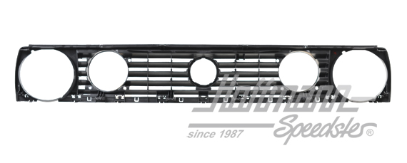 Parrilla de radiador, faro doble, 87-92, rojo                                                       