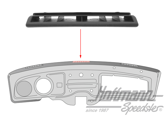 Boquilla de aire, central, 8.67- | 113 255 483 | 020-1867