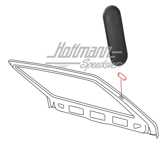 Tapón, portón posterior, lateral, Golf 1 | 171 827 200 | 180-7422-10