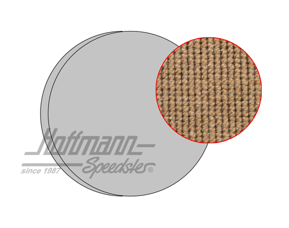 Funda de rueda de repuesto
, 53-67, hilado de pelo, beige |  | 026-5077-05