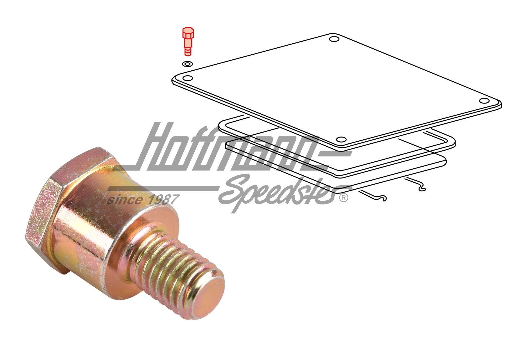 Tornillo, tapa del motor, T3, doble cabina/pick-up | N 901 464 01 | 370-5500