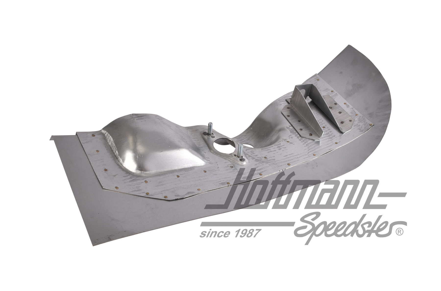 Chapa guardarruedas con soporte de montaje, -66, posterior, izqda.                                  