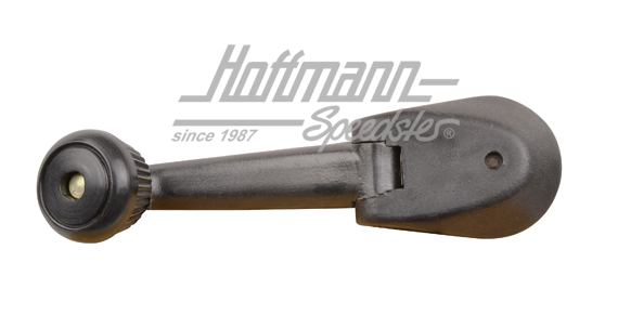 Manivela de techo corredizo, negra,  8.63-7.92 | 253 877 453 BK | 020-5504-04