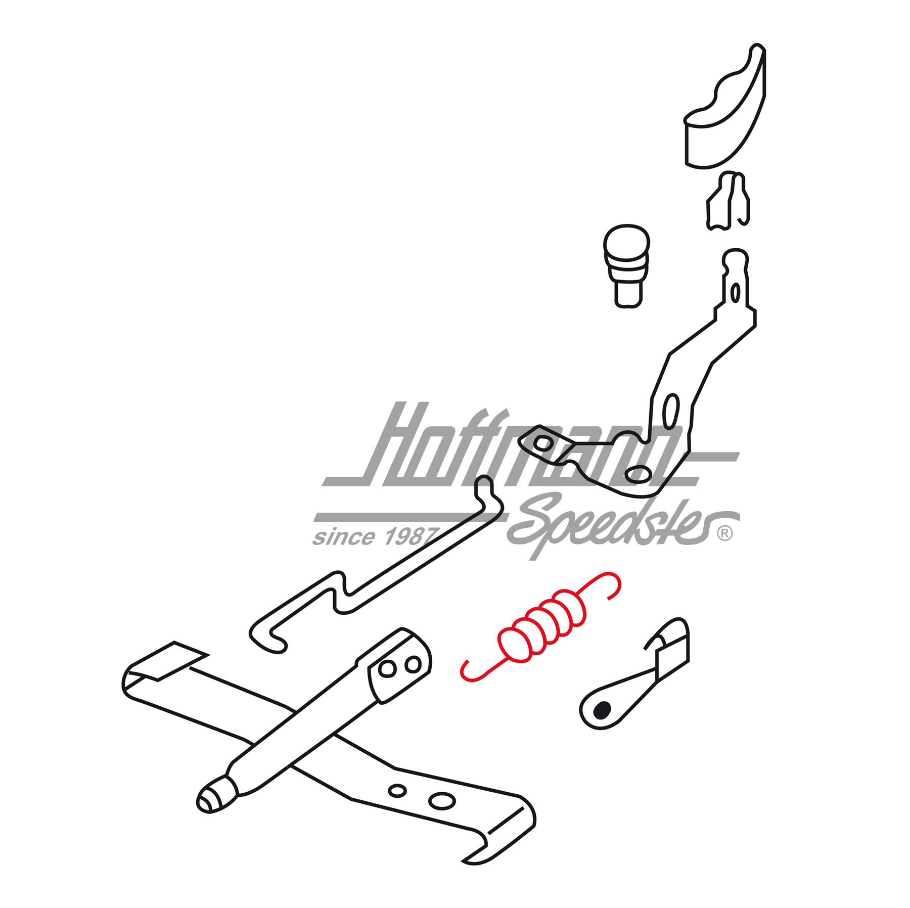 Resorte, ajuste del asiento, 8.72-7.75                                                              