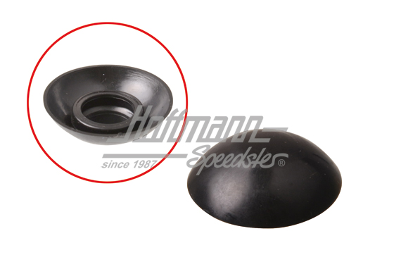 Tapa de tornillo de parachoques, negra | 211 707 192 | 097-1180-07