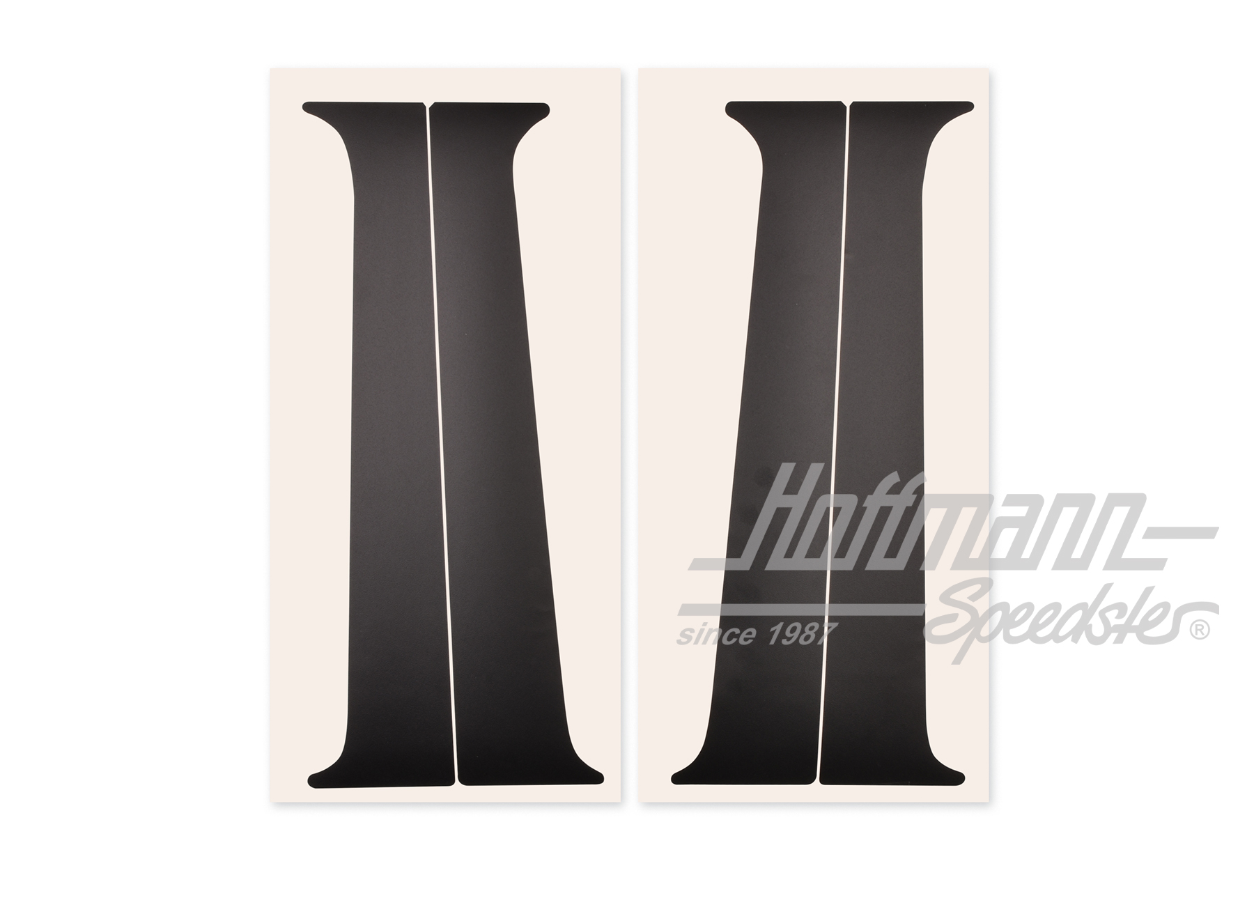Molduras decorativas, pilar B, Golf 2, negra | 191 806 087 | 208-6930-10