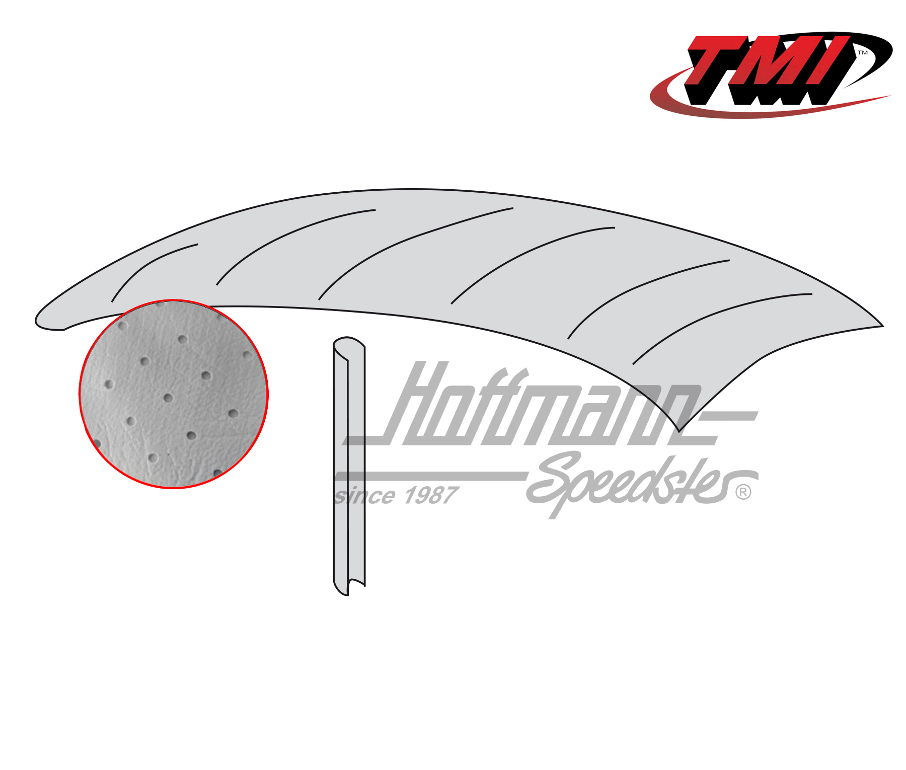 Techo, Style original, perforado, gris, 8.46-7.52 | 20-1114-46 | 055-7190-30