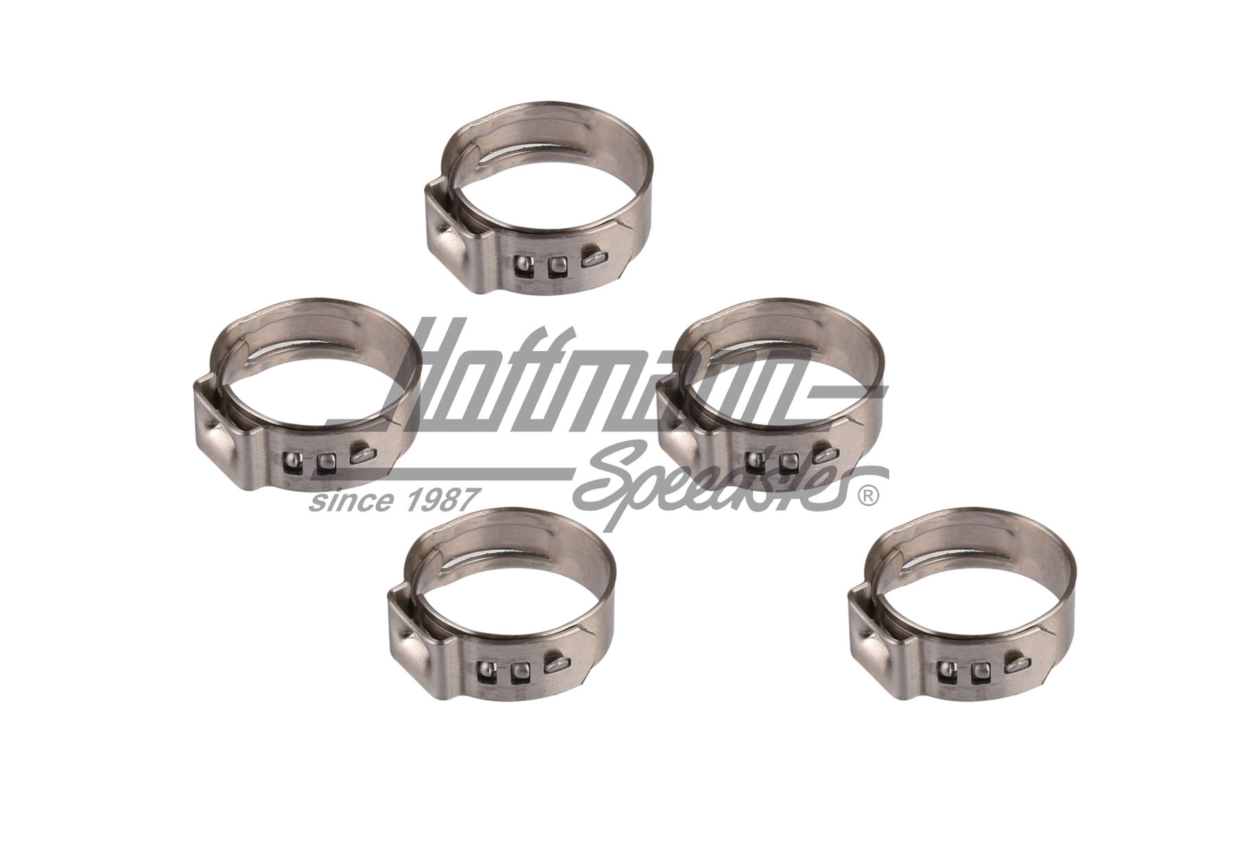 Abrazaderas de una oreja, ajustable, 15-17.5 mm | --- --- --- | 020-0505-28