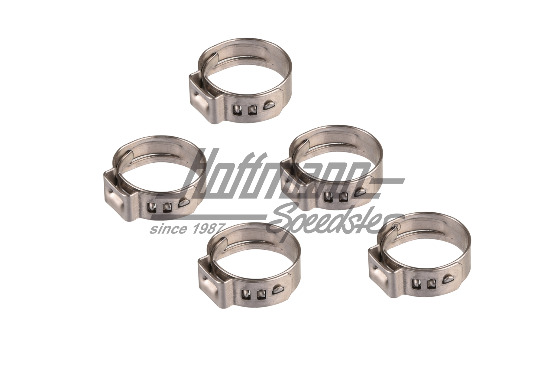 Abrazaderas de una oreja, ajustable, 14.3-16.8 mm | --- --- --- | 020-0505-26