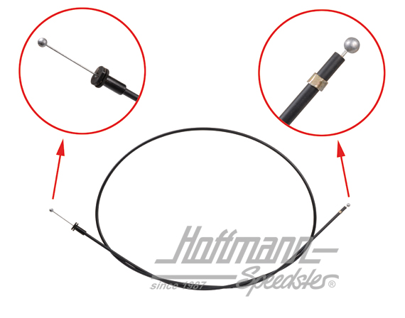 Tracción del capó, anterior, Golf 2 | 191 823 531 | 208-1090