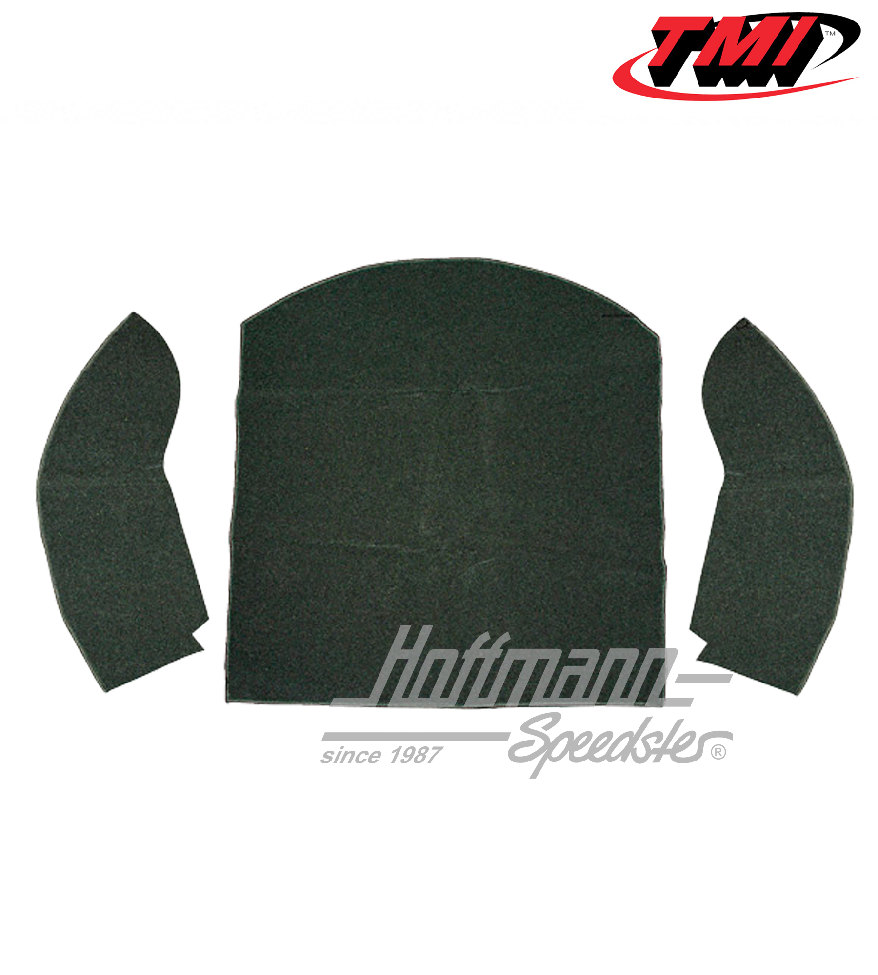 Juego de alfombras, compartimento almacenamiento, Cabriolet, terciopelo, negro, 8.55-7.72 | 34-R1316-801 | 055-7640