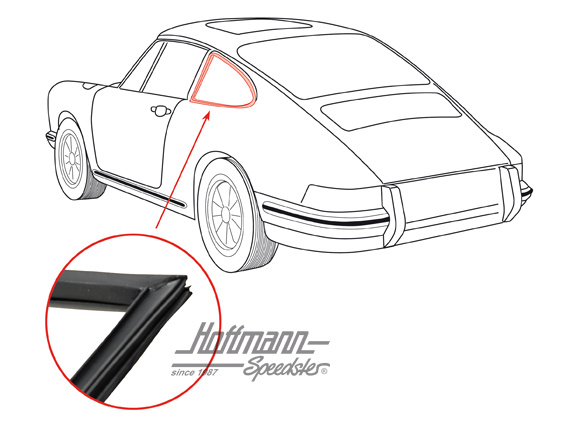 Junta, ventanilla giratoria (cristal) 65-77 | 901 543 191 20 | 515-0980-20
