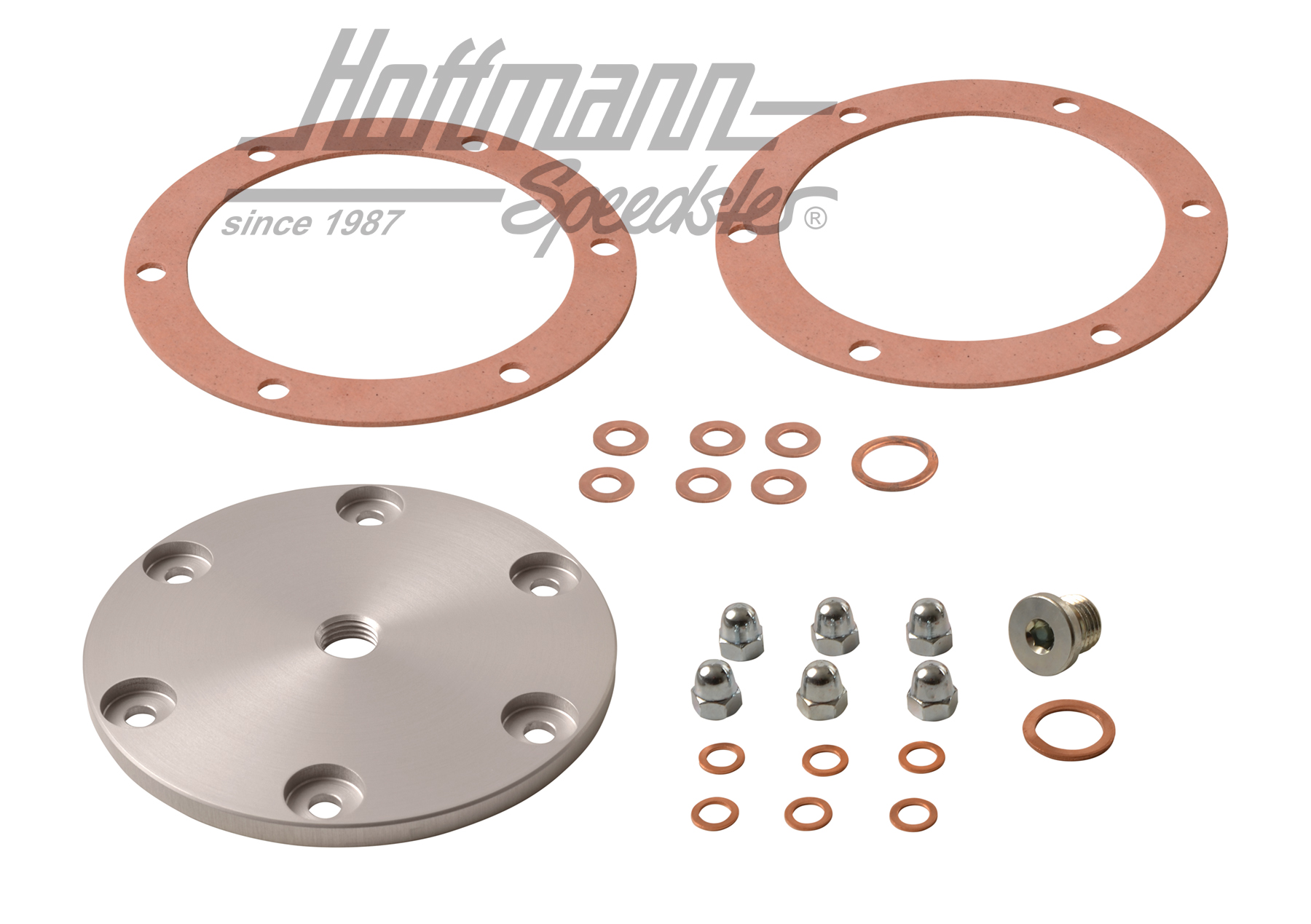 
Tapa de colector de aceite, aluminio, anodizado plata |  | 010-1054