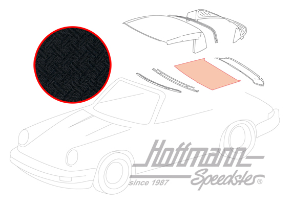 Cielo de techo, 83-94, negro                                                                        