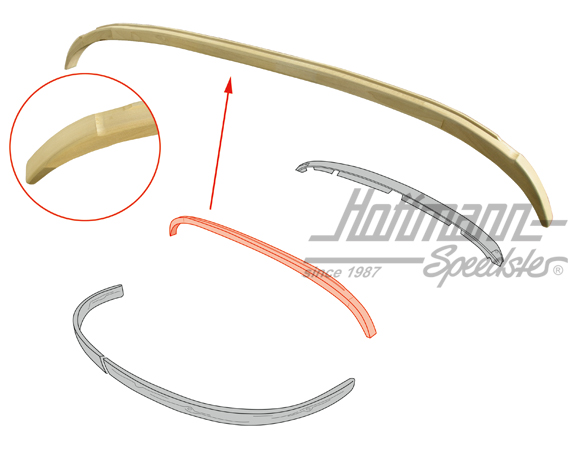 Contracercho sobre luna trasera, -11.68 (madera) | 141 871 801 | 060-4100-10