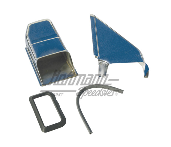 Chapa de caja de ventilador "Doghouse", cromada | 113 119 431/113 119 419 | 020-1118