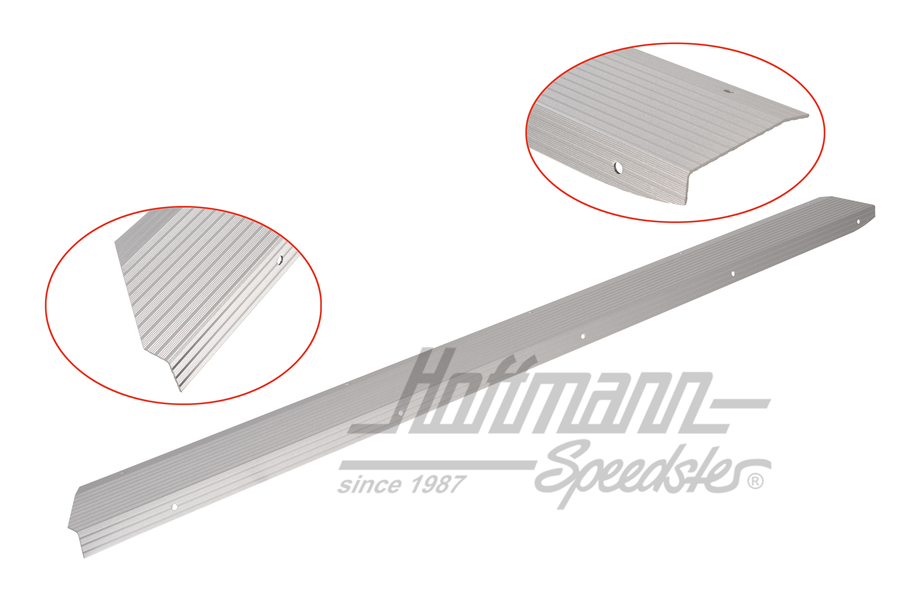 Protección de estribera, aluminio, 911, 65-73, izquierdo                                            