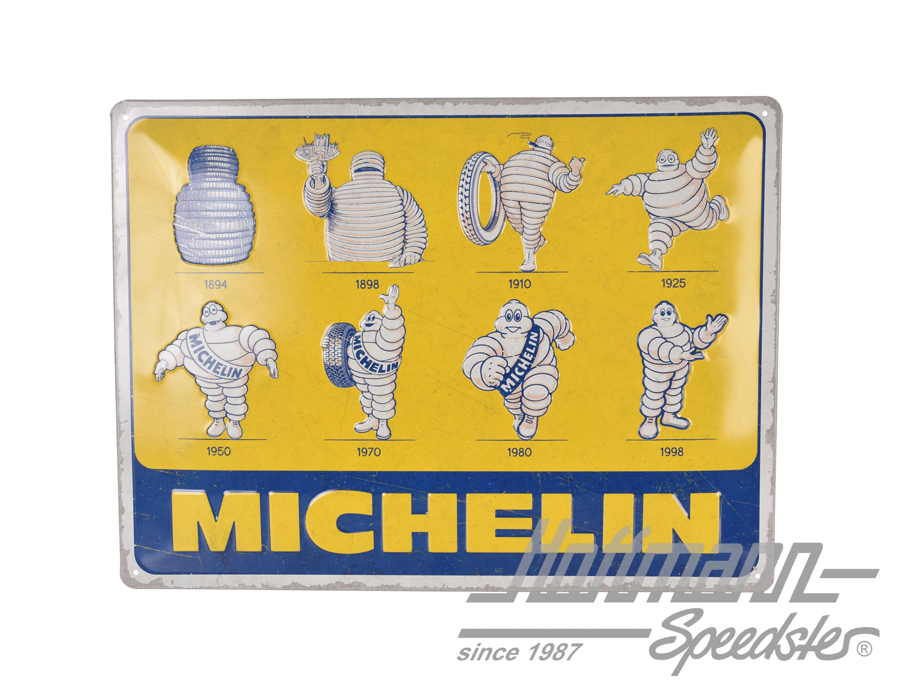 Placa de chapa, Michelin, Logo-Evolution | 23359 | 021-0177-63
