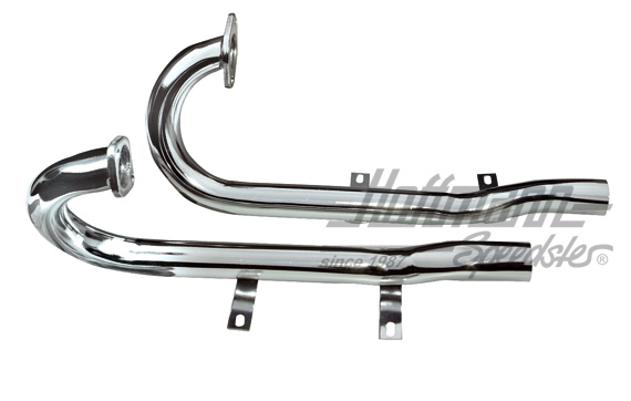 Tubos J, cromado | 11.101C | 020-0240