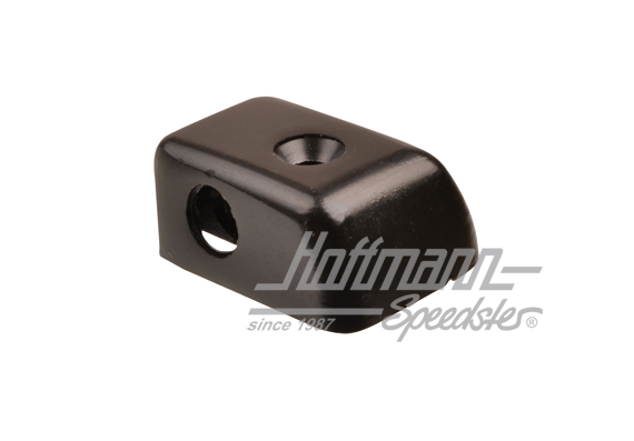 Soporte viseras parasol, Kübel, negro, izquierda | 181 857 561 A 043 | 080-5495-01