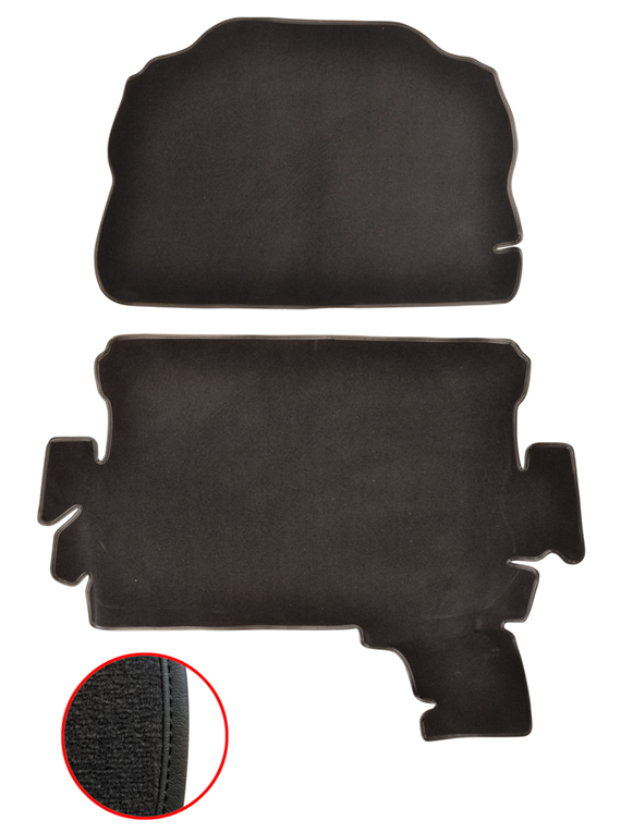 Juego de alfombrillas, maletero, 1303, negro |  | 026-6621