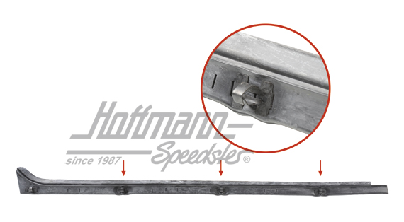 Junta de ranura de puerta, interior, izqda., 8.68-                                                  