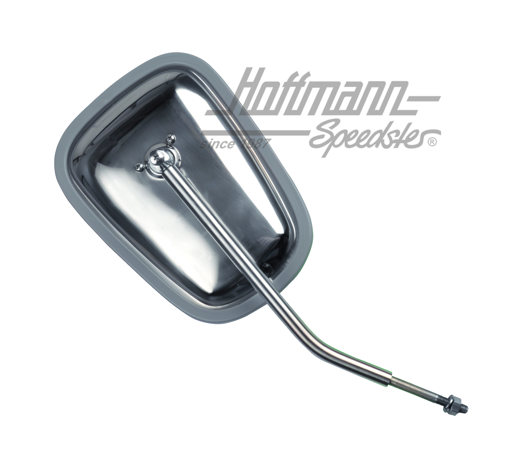 Espejo de bisagra de puerta, acero inoxidable, izqda./dcha.                                         