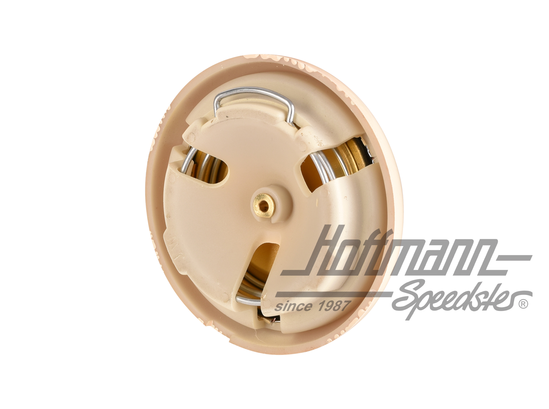 Botón de clacson, blanco/negro/dorado, 55-67                                                        