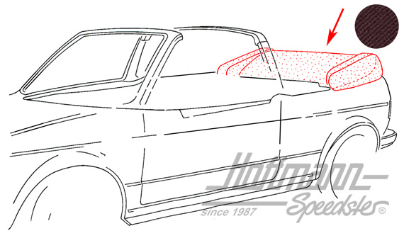 Funda de capota, 8.81-7.93, Sonnenland, marrón |  | 180-4928-70