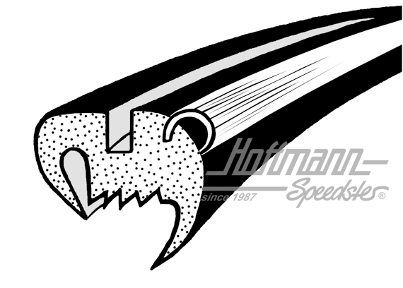 Junta de cristal lateral, izquierda / derecha, 8.64- |  | 020-5525