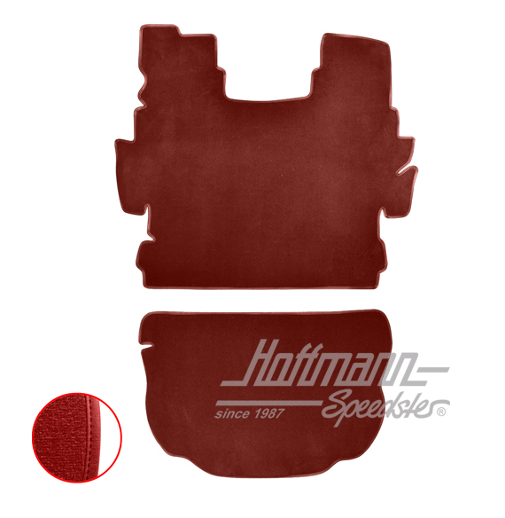 Juego de alfombrillas, maletero, 1302, rojo |  | 026-6526