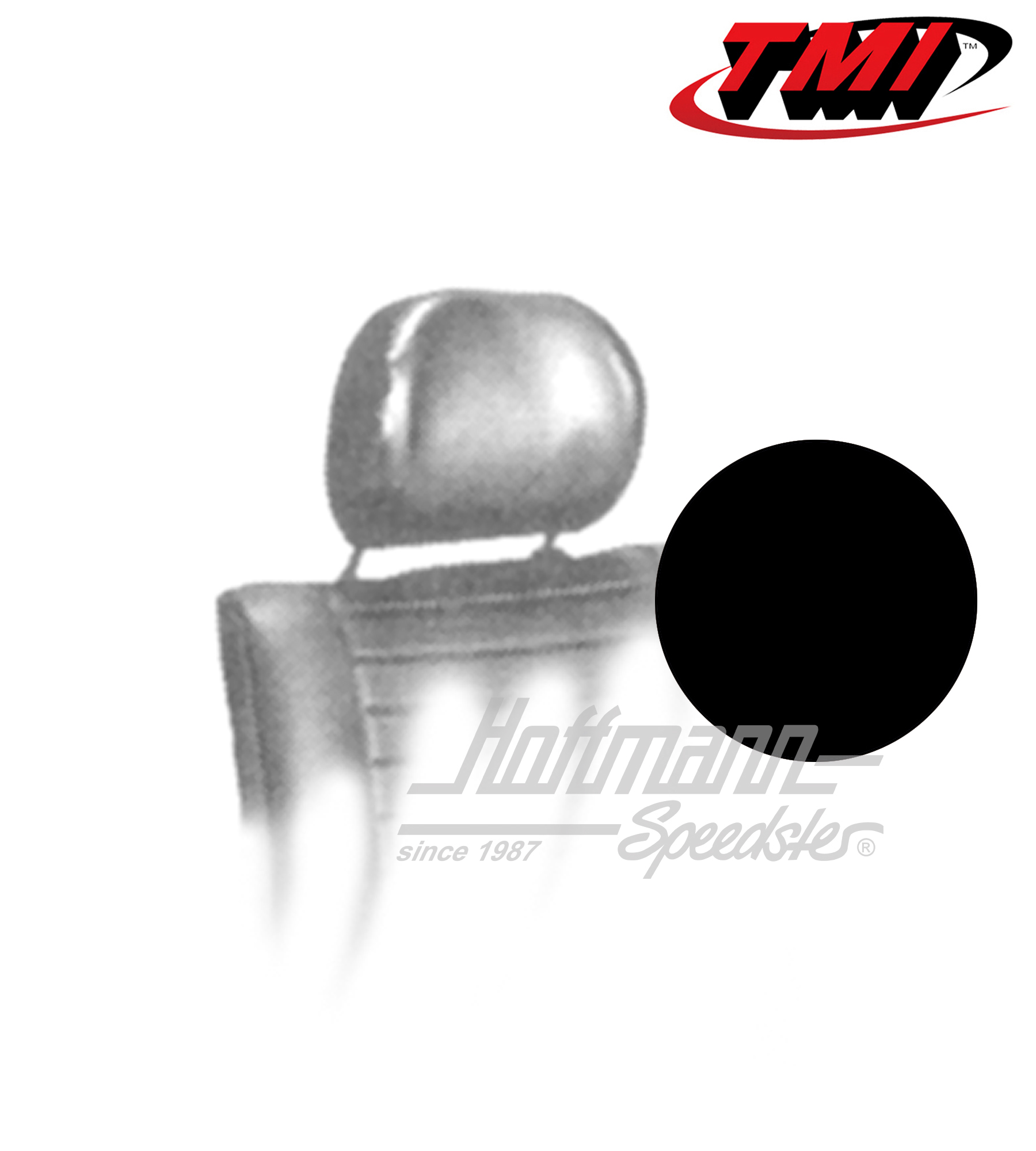 Fundas de reposacabezas, 8.75-, negro | 43-1010-11 | 055-7040