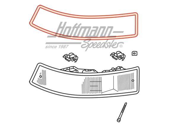 Junta, piloto posterior,  911, 65-68, izquierda                                                     