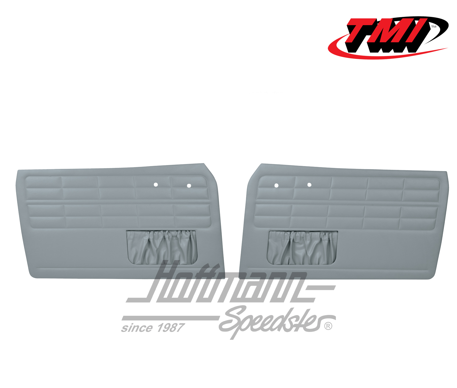 Revestimientos de puerta, Karmann Ghia, -7.63, gris | 10-1504-16 | 066-0020-03