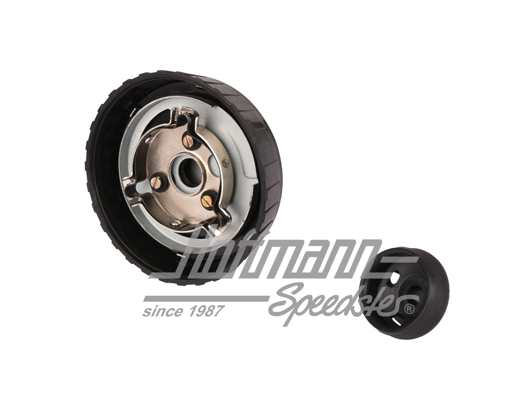 Botón del claxon, Porsche 911, .65-.69, negro                                                       