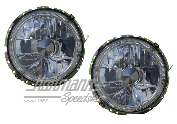 Juego de faros, cristal claro, Angel Eyes | 171 941 753 A  101CH | 020-4429