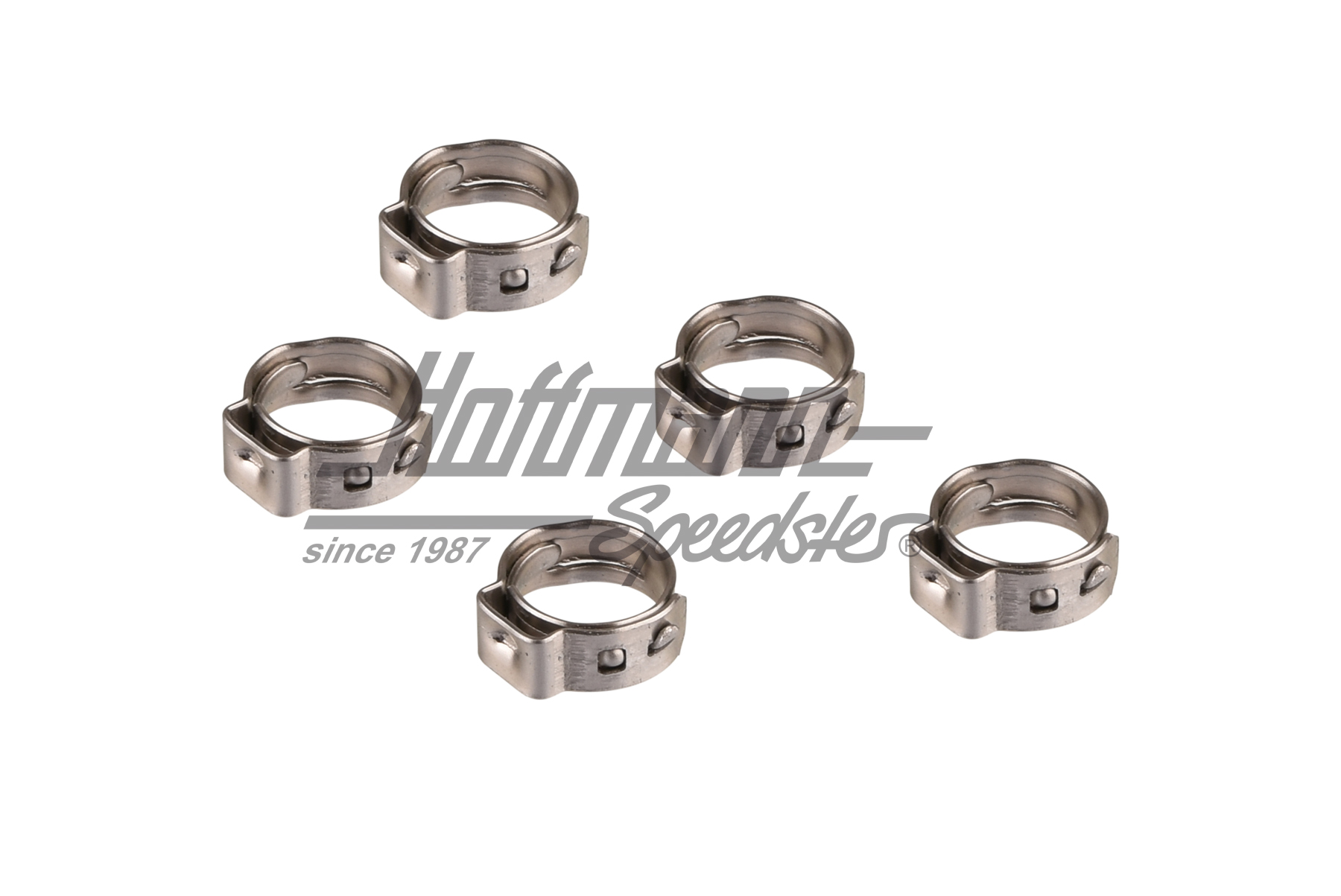 Abrazaderas de una oreja, ajustable, 7.8-9.5 mm | --- --- --- | 020-0505-06