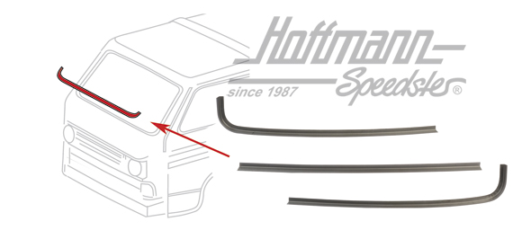 Chapa de reparación, marco de parabrisas, inferior | 251 805 035 A | 390-0007