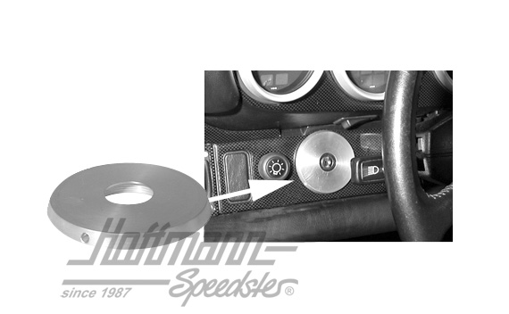 Cubierta del contacto de arranque, aluminio, 911, 74-98 | EQ 850 100 | 580-0101