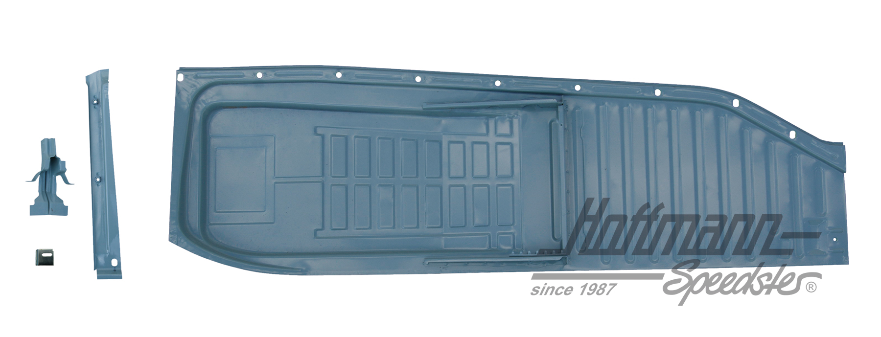 Media placa de fondo completa, .55-.70, Calidad Superior, izqda. | 111 701 061 M | 050-1321-01