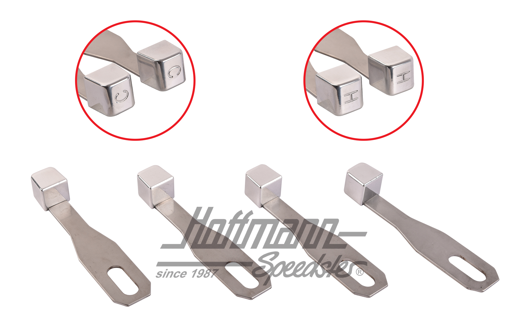 Palancas, aire fresco/caliente, estilo Billet | J18337 | 090-1296-20