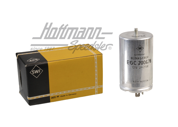 Relé, intermitente,  2 x 21 W, SWF, forma antigua | 211 953 183 A | 086-1078