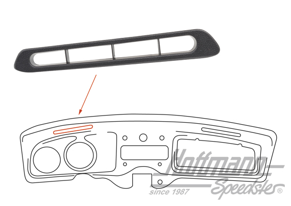 Boquilla de aire, delantera, 8.70-, izquierda | 113 819 745 | 020-1865-01