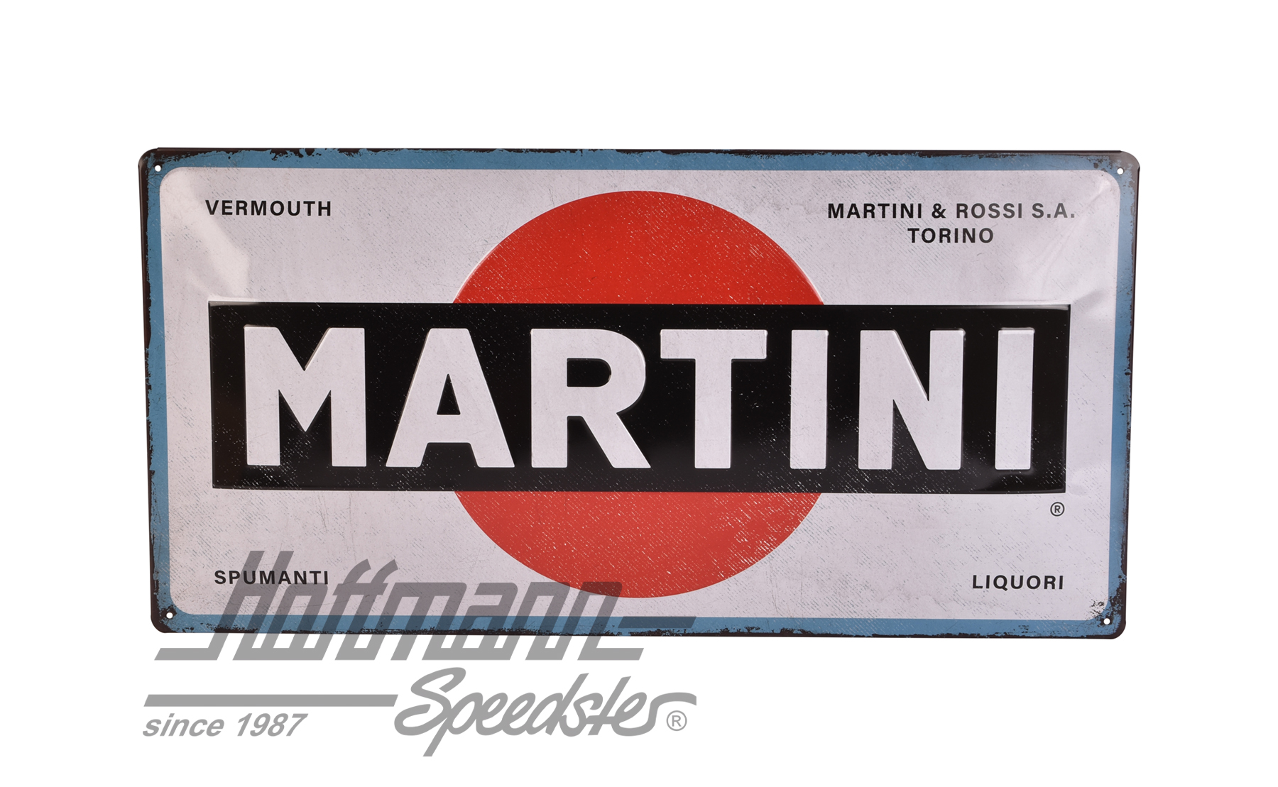 Placa de chapa, Martini Logo White | 27030 | 021-0177-70