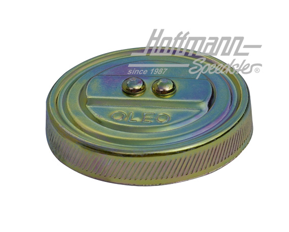 Tapa del aceite de serie, cromada amarilla | 111 115 485 | 020-1001