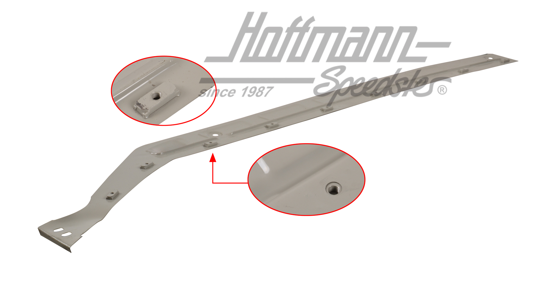 Base de conducto de aire caliente,  -70, derecha, de primera calidad | 111 801 172 C | 050-1459-02